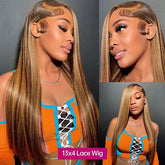 Highlight Straight 13*4 Lace Frontal Wig Left Part